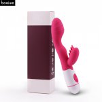 Bouble Motor Vibrator G.spot Massage Vibrator 30 Speed Magic Wand Massager Clitoris Stimulator Dildo Vibrator Sex Toys for Woman