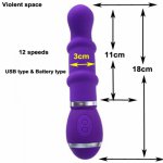 Violent Space, Violent space 12 Speeds Bullet Vibrator sex toys for woman Magic wand Vibrators for women Butt plug Adult toys Vibrador clitoris