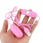 12 Frequency USB Rechargeable Vibrating Egg Vaginal Ball Mini G-Spot Clitoris Stimulator Vibrator Sex Toys for Women
