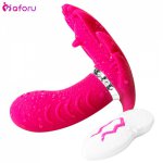 20 Speeds Waterproof Butterfly Vibrator USB Rechargeable Wireless remote control wand G-spot women private goods adult sex toys