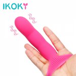 Ikoky, IKOKY Strap On Finger Vibrator 7 Speed Sex Toys for Women Vagina Clitoris Stimulator G-spot Massager Orgasm Masturbation