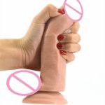 Super Dildo Realistic With Suction Cup Skin Touch Fake Penis Big Dick Flexible Anal Dildos Sex Toys For Woman Masturbation.