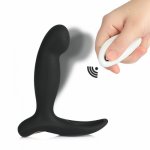 Wireless Remote Control Anal G-Spot Prostate Massager Vibrator Anal Butt Plug Silicone Stimulator Adult Product Sex Toys For Men