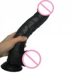 33.5*5.5CM Super Huge Realistic Dildo Big Soft Thick Dildos With Suction Cup Flexible Artificial Penis Dick Sex Toys for woman