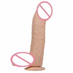 Hot Super Huge Realistic Dildos With Strong Suction Cup Male Artificial Penis Dick Woman Masturbator Adult Sex Toys For Women.