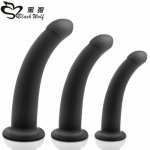Black Wolf, Black Wolf 3 Size Sex Shop Soft Silicone Huge Realistic Dildo Male Artificial Penis Massager Sex Product for Women Game Toy