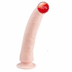 Realistic Soft Silicone Dildo Suction Cup Male Artificial Penis Large Flexible Dick Masturbator Sex Toys For Woman adult sex toy
