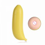 Two Channel Banana Shaped Realistic Vagina Pussy Masturbation Cups Oral Sex Blowjob Penis Massage Aircraft Cups Sex Toys For Men