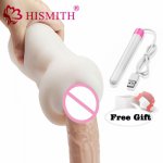 Hismith, HISMITH Real Silicone Soft Pussy Masturbation Cup Realistic Female Vagina Pussy Pocket Pussy Adult Vagina Cup For Men