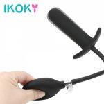 Ikoky, IKOKY Anal Dilator Inflatable Anal Plug Expandable Butt Plug Prostate Massage Adult Products Sex Toys for Women Men