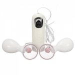 Breast Vibrator Nipple Stimulator Vibrating Breast Massager Device Nipple Sucker Breast Pump Enlarger Clamps Sex Toys For Female