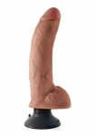 Pipedream, Pipedream King Cock - dildo realistyczne WIBRACJE śniade 23cm (9')