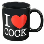 Kubek KOCHAM KU*ASA - Mug I Love Cock