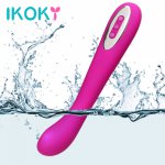 Ikoky, IKOKY Female Masturbator Unique G-spot Design Clitoris Stimulator Dildo Vibrator Climax Massager 12 Speed Sex Toys For Women