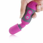 Safety Silicone AV Stick Vibrator Smooth Head Vaginal Stimulation Massager Full Waterproof Magic Erotic Adults Sex Products 
