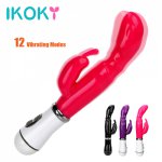 Ikoky, IKOKY Rabbit Vibrator Sex Toys For Women Female Masturbator Clitoris Stimulator G-spot Massager Adult Products Intimate Toys