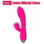 Leten, Leten Electric Rotating Clitoris Massage Vibrator Silicone Women Hand-Job Magic Erotic Oral Sex Vibrator