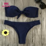 MUQGEW 2018 New Push Up Solid Sexy Bikini Set Thong Women Swimwear Swimsuit Bathing Suit Beach Wear Brazilian Bikinis Female
