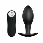 Yema, YEMA 12 Modes Wire Control Anal Plug Butt Plug Big Dildo Vibrator Sex Toys for Woman Vagina Prostate Massager Adult Toys 