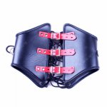 Leather Bdsm Bondage Harness Kit Bdsm Fetish Slave Bound Waist Bondage Restraints Adjustable Toys For Women Sex Tools For Sale