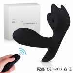 Dual Motor Powerful Wearable Dildo Vibrator Outdoor Portable Female Sucking Masturbation Remote Control Massage Adult Products