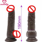 7.4 inch 40mm width dildo suction cup phallus on suckers for women realistic dildos penis cock strap on harness for woman