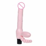 Baile Strapless Strapon,Super Strapless Dildo,Vibrating Dildo With G Spot Stimulator,Lesbian Strap on Dong,Adult Sex products