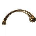 New Gold Color Stainless Steel Anal Dildos Metal Penis Butt Plug Prostate Massager G-Spot Stimulation Sex Products For Women Men