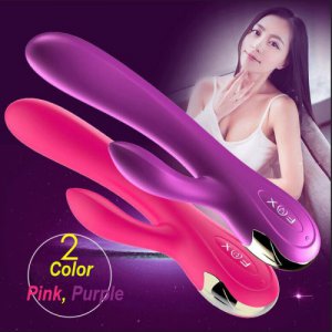 FOX Vibrator Sex Toys for Woman Electric Shocker G Spot Clitoris Stimulator Dual Vibration G Spot Vibrator Sex Products