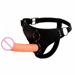 Strap on Realistic Dildo Pants for Woman Men Couples Strapon Dildos Panties for Lesbian Gay Adult Game Sex Toys for Adult Cock