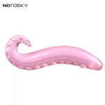 Zerosky, Zerosky 2017 New Pyrex Glass Anal Plug Artificial Penis Crystal Buttplug Prostate Massager Masturbate Sex Toys for Women Men