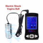 Waterproof Electric Shock Pussy Vagina Stimulator No Vibrator Anal Plug Electro Shock Erotic Adult Sex Toys For Woman Men Couple
