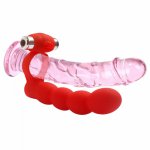 New Anal Beads Penis Vibrating Ring Double Penetration Strapon Dildo G spot Sex Toys Butt plug Bullet Vibrator Toys For Couples.