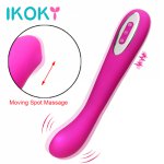 Ikoky, IKOKY Dildo Vibrator Unique G-spot Design Orgasm Massager 12 Speed Sex Toys For Women Female Masturbator Silicone Adult Products