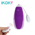 Ikoky, IKOKY 10 Speeds Egg Vibrator Remote Control G-Spot Massager Erotic Female Masturbation Sex Toys for Women Adult Sex Products