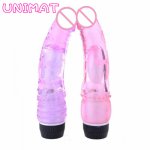UNIMAT G Spot Dildo Crystal Dildo Vibrators Multi Speed Big Penis Erotic Sex Toys For Adult Intimate Goods Woman Masturbator
