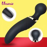 Female Double Vibrator  G spot Clitoris Stimulator Erotic Masturbator Rechargeable Clitoris Stimulator Vagina Vibrator Sex Toys