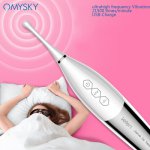 Omysky Ultrahigh frequency Vibrator G-Spot Clitoris vaginal Orgasm Stimulator For women Masturbation USB-Charge Adult Sex Toys