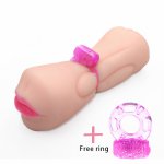 Blowjob Oral Masturbator Cup Deep Throat Heating Electric Male Masturbator Vibrator Erotic Toys Adult Sex Toys for Men