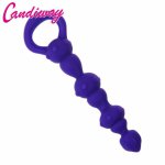 candiway spiral beads Anal Plug Soft ball anus Toys Big Anal Balls Silicone G-Spot Stimulating Butt Plugs Adult Sex Toys Couple