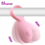 USB Rechargeable Vibrators Sex Toys For Women Vaginal Kegel Ball G-spot Massage Silicone Clitoris Stimulator 12 Speeds