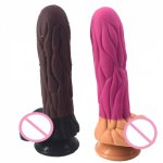 FAAK Dildo Silicone Anal Plug Stimulate Butt Plug Anal Dildo With Suction Cup Anus G-spot Massage Adult Sex Products Sex Store