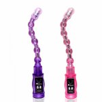 6 Speeds Soft Silicone Anal Beads Butt Plug Vibrator Sex Toys for Woman,Prostata Massage Gay Men Toys Sex Toy Sex Products