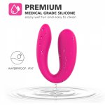 Double-head Vibrator U shape Stimulate vagina clitoris For Women Masturbation Vaginal Anal Vibrators Sex toys for adults