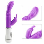 Rabbit Dildo Vibrator Sex Toys for Women Dual Vibration Silicone Waterproof Female Vagina Clitoris Massager G Spot Stimulator 