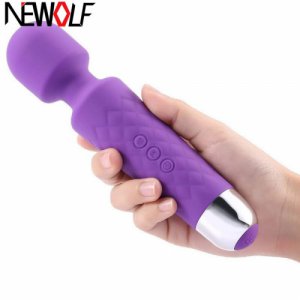 Multispeed Rechargeable AV Magic Wand Vibrator Sex Toy for Woman G Spot Clitoral Stimulator Vibrators for Women Sex Product Q77