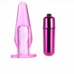 Pink Color Waterproof Finger Anal Plug Mini Size Woman Clitoris Massager Anal Beads Butt Plug Adult Masturbation Sex Toys