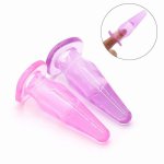 Soft Jelly Finger Anal Plug Mini Bullet Butt Plug Clitoris Stimulator Anal Sex Toys for Woman Adult Sex Products