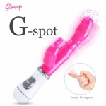 3 Colors Rabbit Vibrator 12 Speeds Vibration G-spot Massage Clitoris Stimulator Female Masturbator Erotic Sex Toys For Women