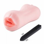 Deep Throat Realistic Pussy Masturbator Cup Silicone Vaginal Simulation Male Masturbator for Men Adult Sex Toys Sex Shop